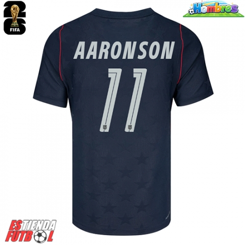 Estados Unidos Brenden Aaronson #11 Segunda Equipación Mundial 2026 Manga Corta